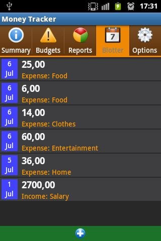 MoneyTracker FREE截图1