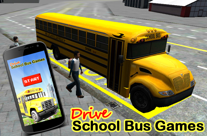 Drive School Bus Games截图3