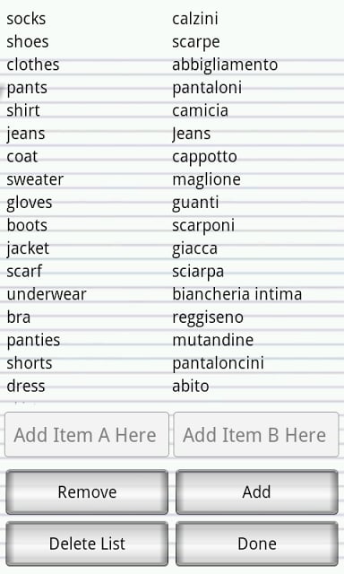Learn Italian Words Fast截图2