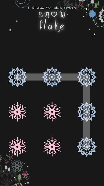 snow flake 프로텍터테마(모두의프로텍터전용)截图3