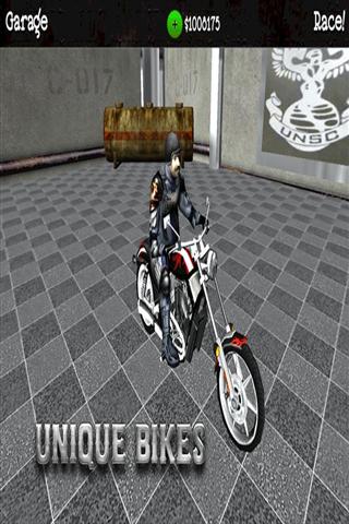 摩托车飙车 Motorbike Drag Racing 3D截图3