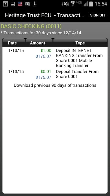 Heritage Trust FCU截图8