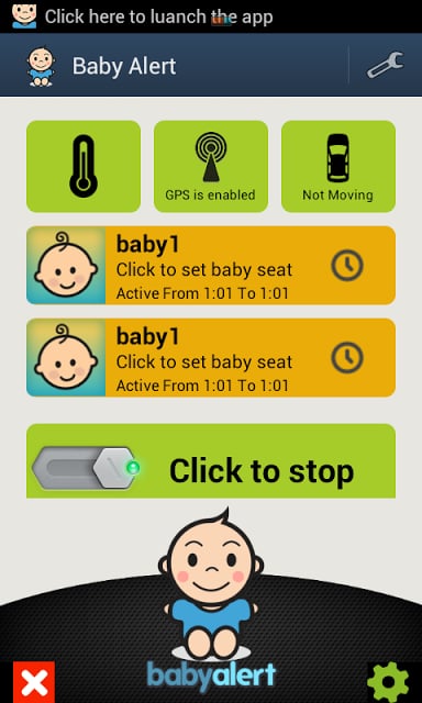 Baby Alert תינוק באוטו截图1