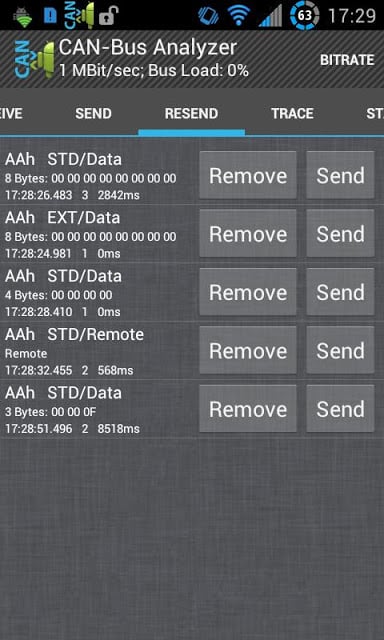 CAN-Bus Analyzer (Wireless)截图2