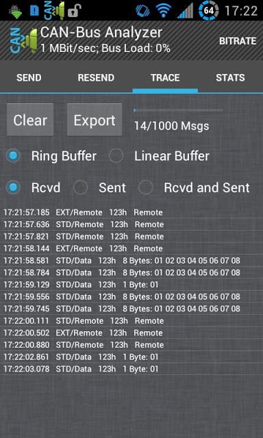 CAN-Bus Analyzer (Wireless)截图8