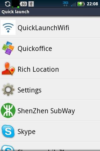 QuickLaunchWifiFree(Droid Pro)截图3