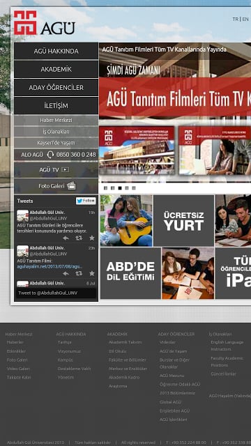 Abdullah Gul University截图1