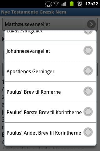 Nye Testamente Gr&aelig;sk Nem截图7