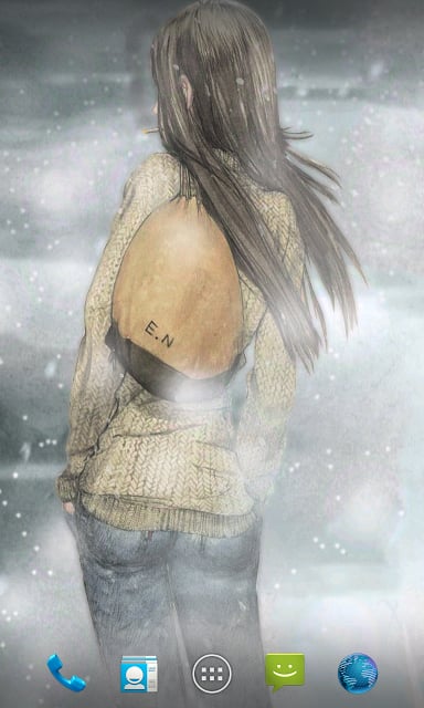 Winter Girl LiveWallpaper Free截图1