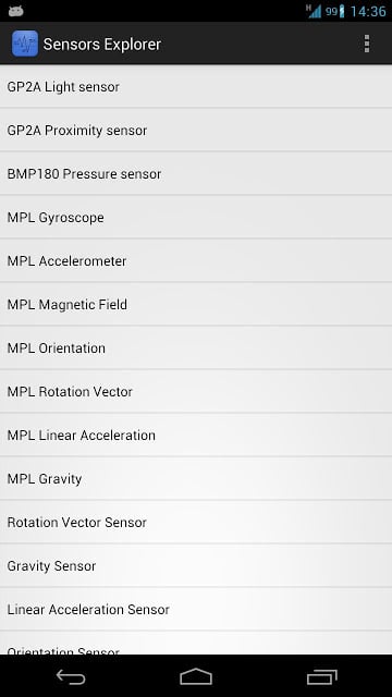 Sensors Explorer截图3