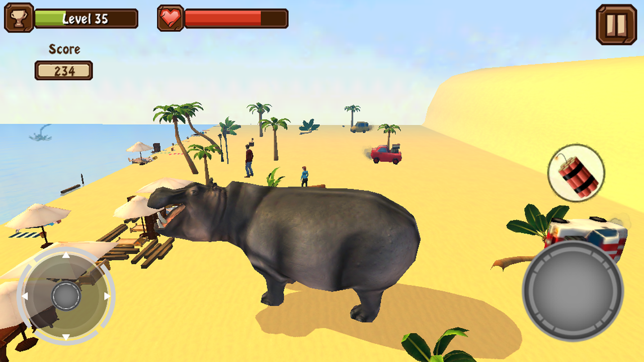 Hippo Attack Simulator 3D截图7