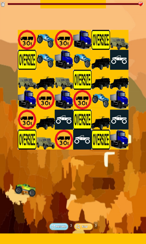 Monster Truck Match FREE截图2