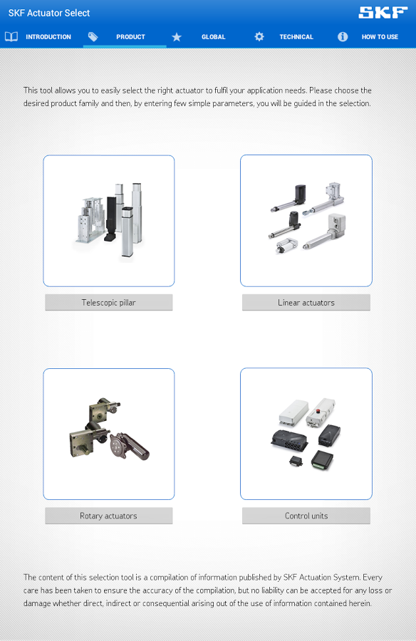 SKF Actuator Select截图7