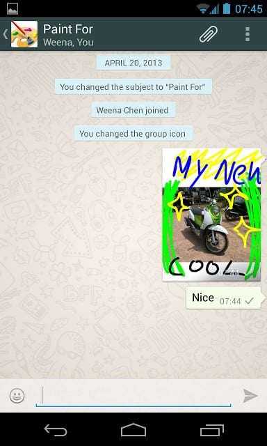 Paint for Whatsapp截图1