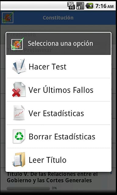 测试。西班牙宪法 Tests. Spanish Constitution截图7