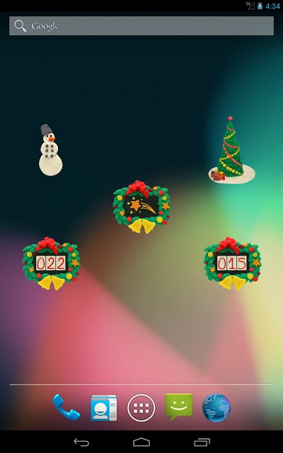 KM Christmas countdown widgets截图3