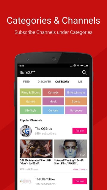 DailyCast+ Fun Video Aggregate截图4