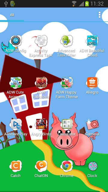 Happy Farm Theme for ADW截图1