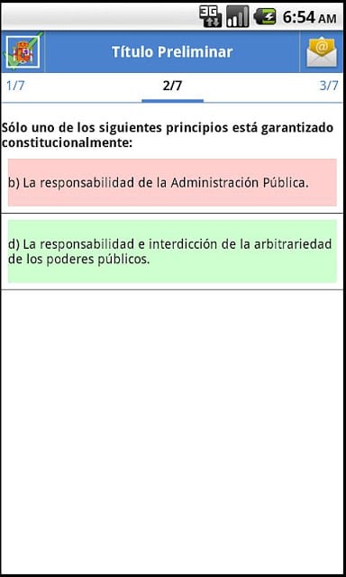 测试。西班牙宪法 Tests. Spanish Constitution截图3