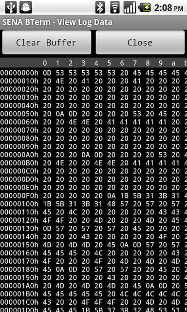 SENA BTerm Bluetooth Terminal截图1