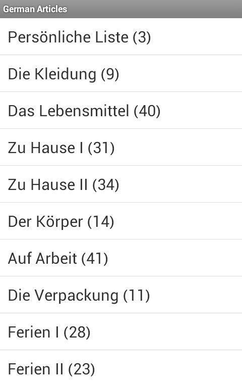 German Articles Lite截图4