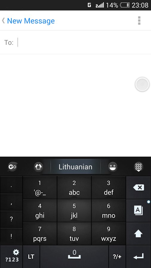 Lithuanian for GO Keyboard截图1