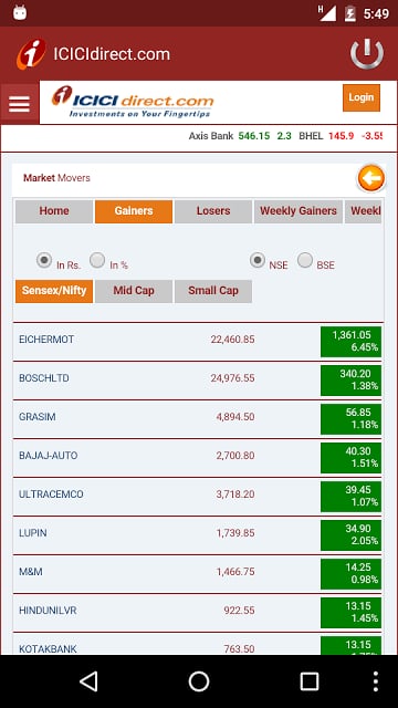 Mobile Trading ICICIdirect.com截图6