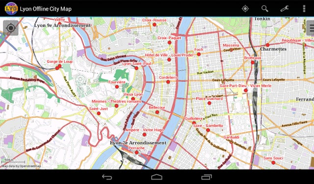 Lyon Offline City Map截图2