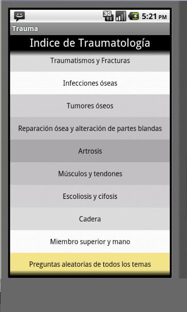 Preguntas de Traumatologia截图10