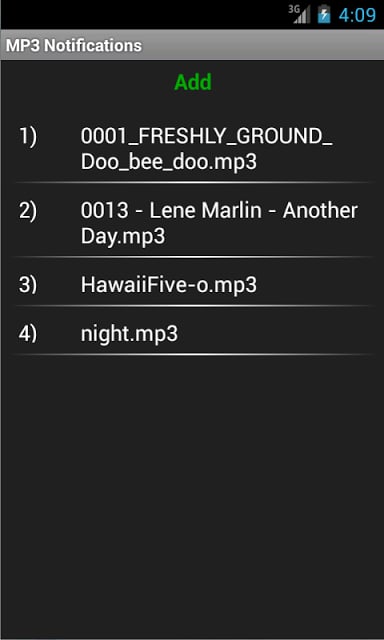 Notifiche MP3截图2