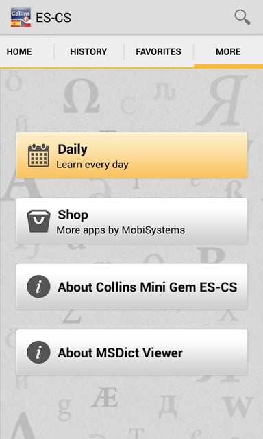 Collins Mini Gem ES-CS截图2