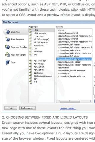 Dreamweaver Tutorials - Lite截图4