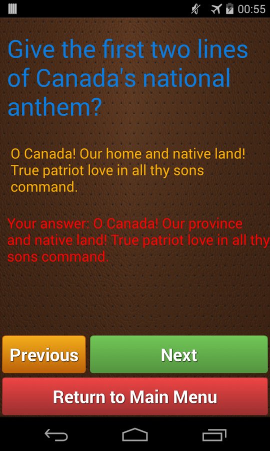 Canadian Citizenship Test截图8