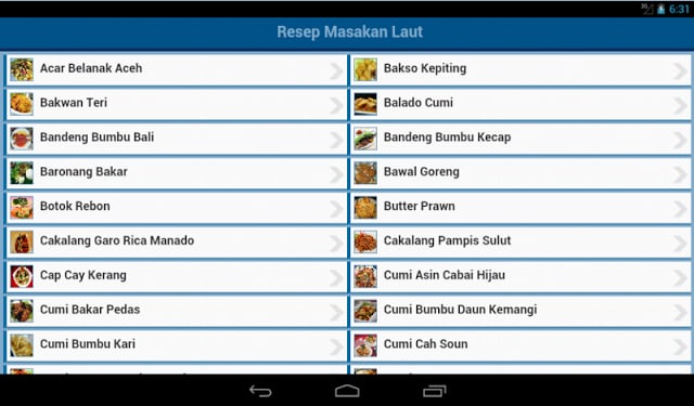 Resep Masakan Laut截图3