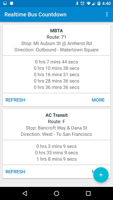 Realtime Bus Countdown截图2