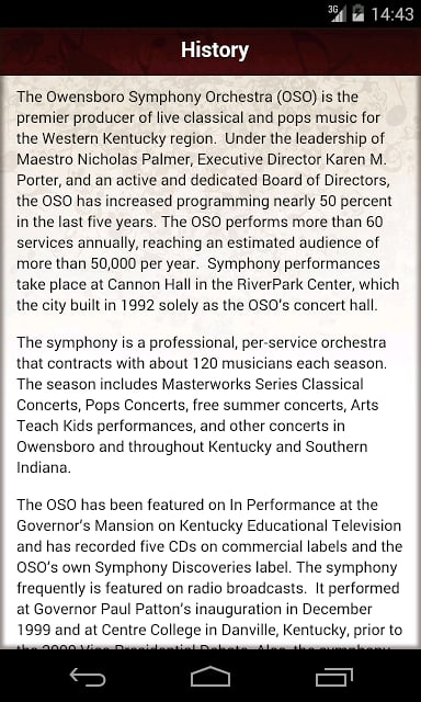 Owensboro Symphony Orchestra截图1