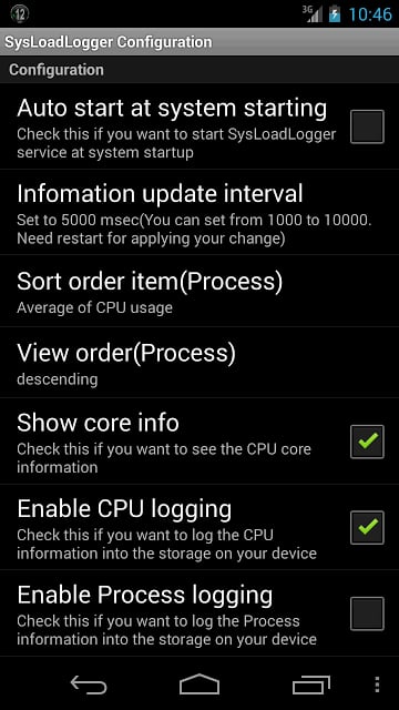 CPU Usage&amp; Process List ...截图2