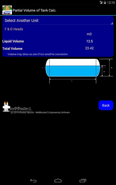 Volume of Tank Calculator Free截图1