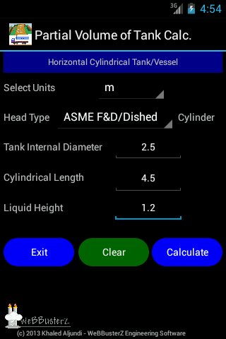 Volume of Tank Calculator Free截图2