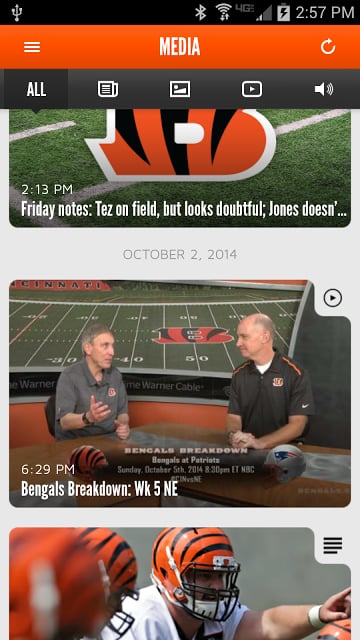 Cincinnati Bengals Mobile截图4