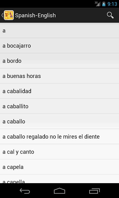 Spanish English Dictionary截图11