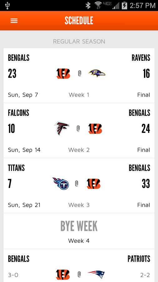 Cincinnati Bengals Mobile截图6