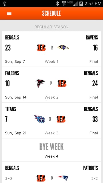 Cincinnati Bengals Mobile截图5