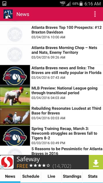 Atlanta Baseball News截图3