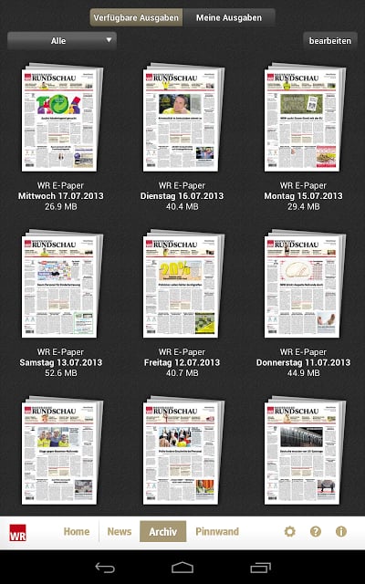 WR Zeitungskiosk (E-Paper)截图7