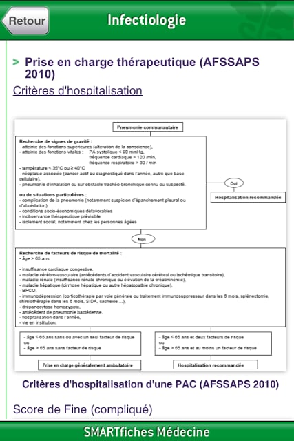 SMARTfiches Infectiologie Free截图7