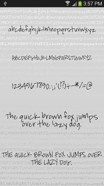 Hand2 fonts for FlipFont&reg; free截图4