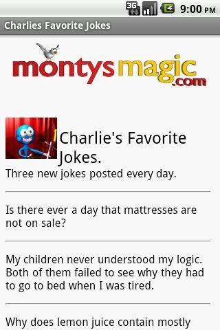 Charlie's Favorite Jokes截图7