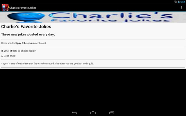 Charlie's Favorite Jokes截图1