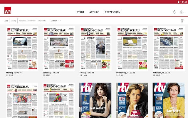 WR Zeitungskiosk (E-Paper)截图4